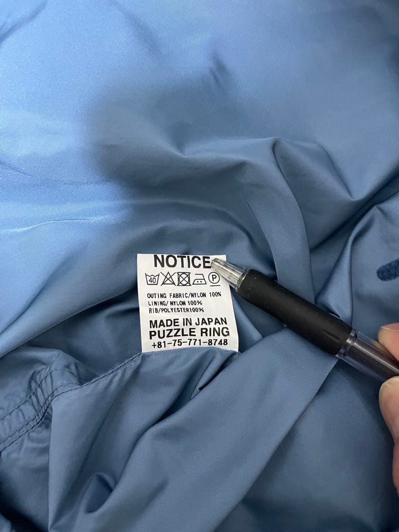 ササフラスSassafras アノラックジャケット 青 - メルカリ