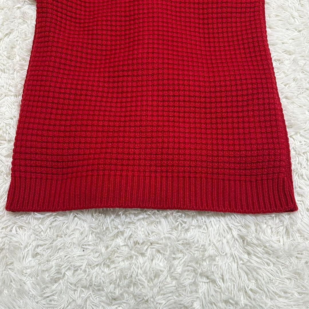 希少カラー バーク ダッフルコート 編み込みジャケット アウター 肉厚