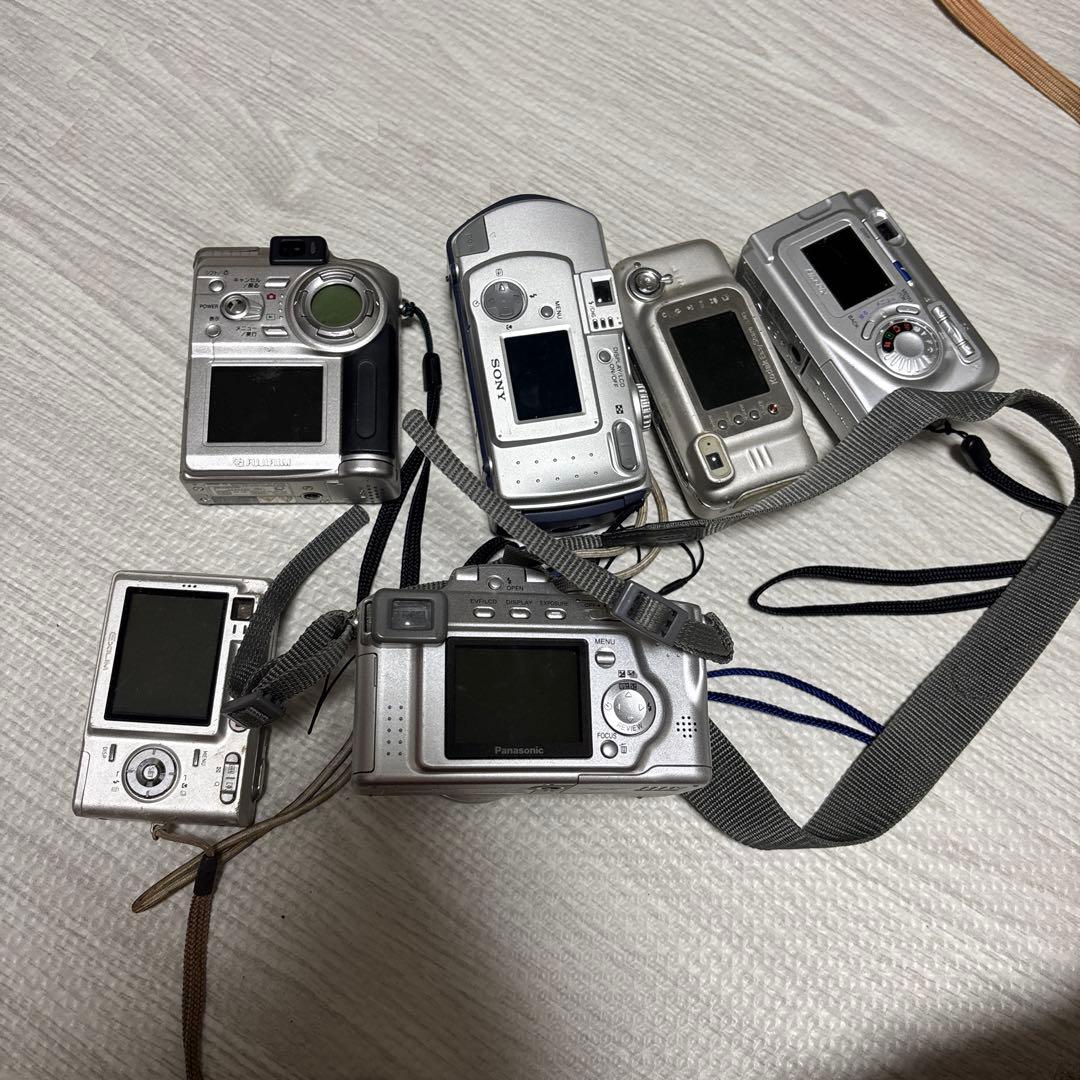 コンパクトデジタルカメラ 6台セット シルバー