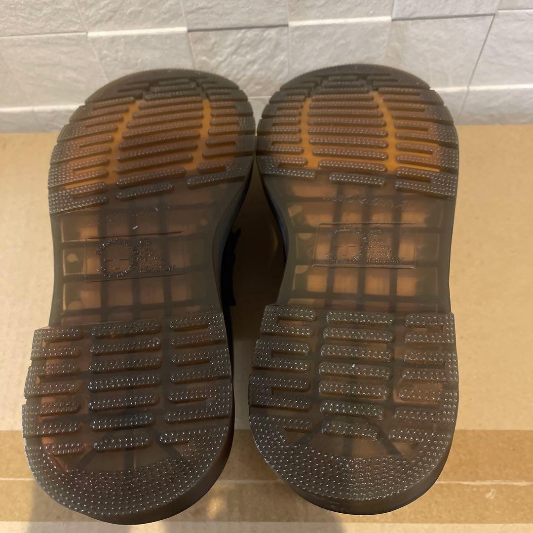 ドクターマーチン　エイドリアン　フリンジ付きブラックローファー 23.5cm