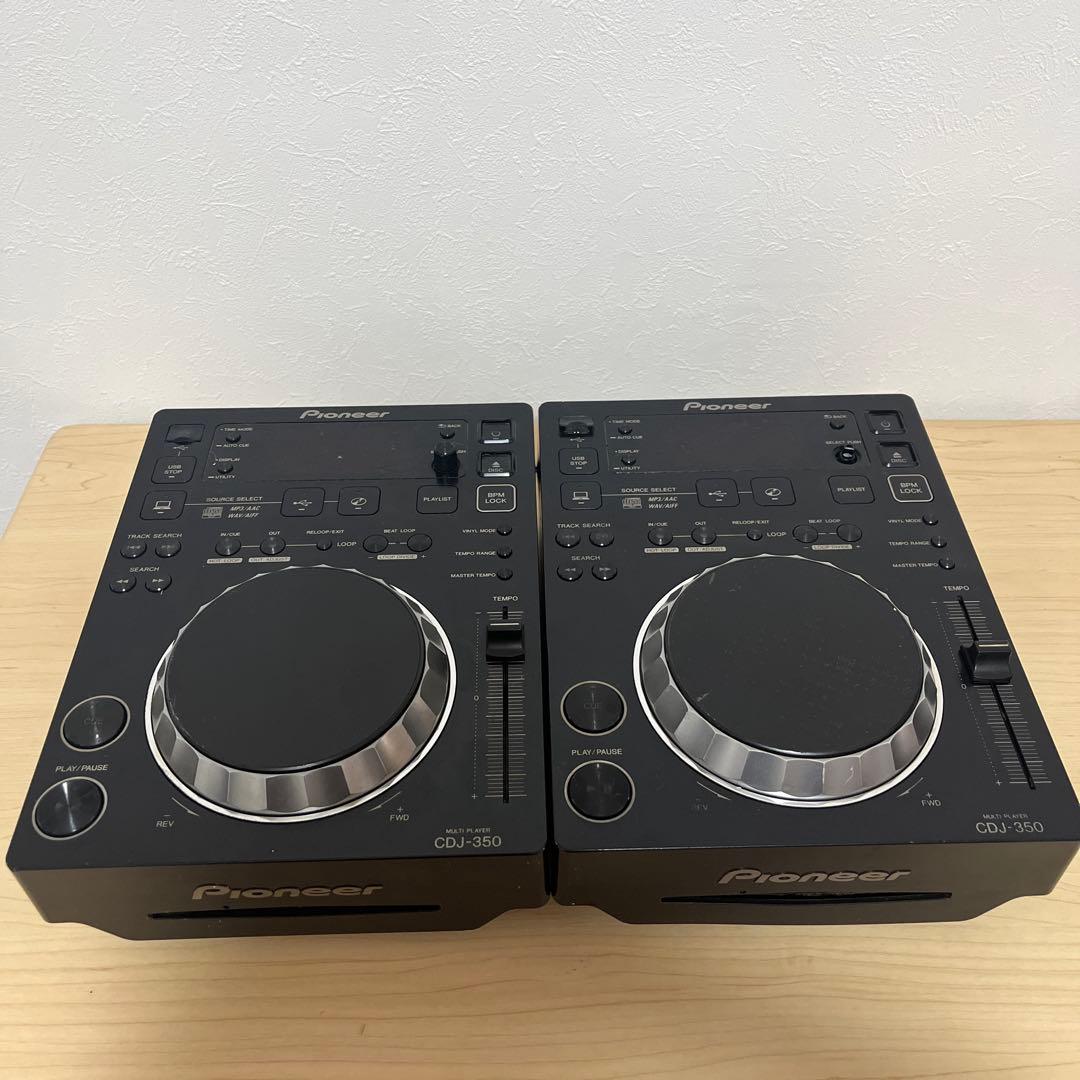 ☆【ジャンク】Pioneer CDJ-350 マルチプレーヤー 2台セット Pioneer (パイオニア) DJマルチプレーヤーセット CDJ-350 2010年製