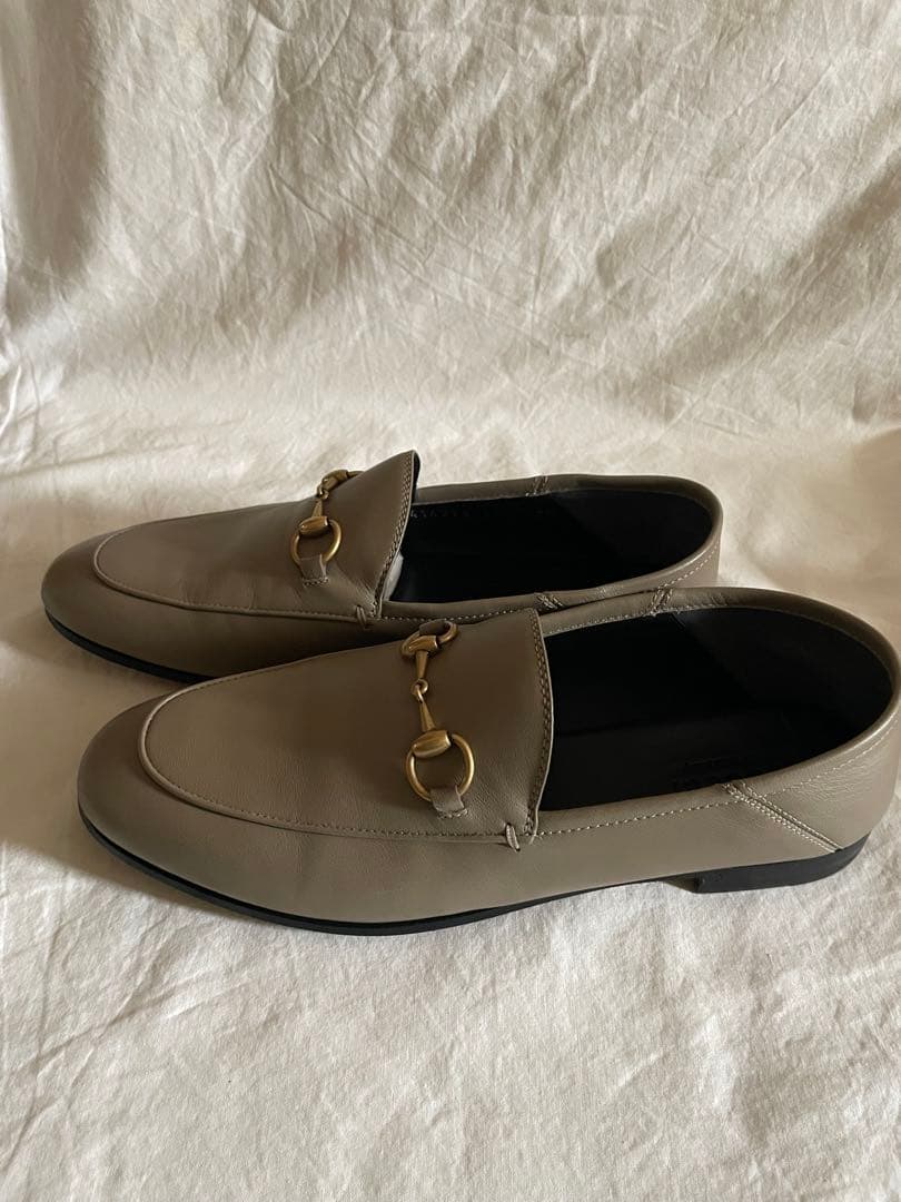 新品未着用Gucci レザーホースビットローファーsize 37 新品未使用品】【GUCCI】グッチ ホースビット ローファー レザー