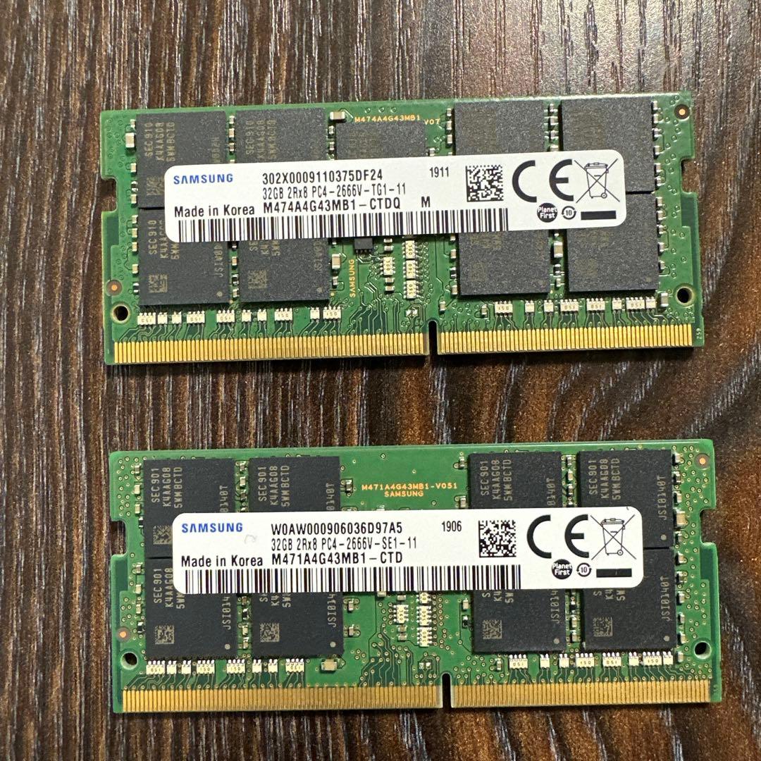 ま*び様 SAMSUNG SO-DIMM DDR4 64GB 32GB×2 71nKtIVu4pL._AC_UF350,