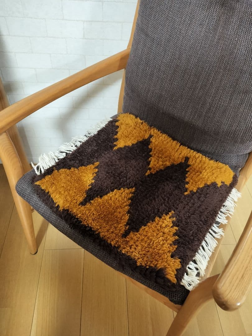 ノッティング織 椅子敷 マルチマット 2枚セット オーダー専用】ノッティング織り椅子敷き カーペット・絨毯・ラグ