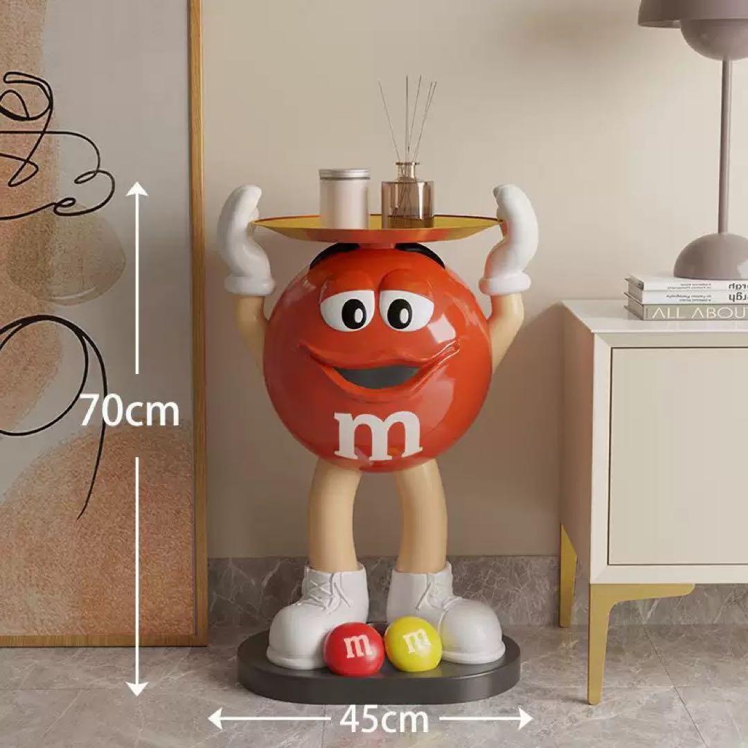 新品 特大 M&M's エムアンドエムズ サイドテーブル フィギュア - メルカリ