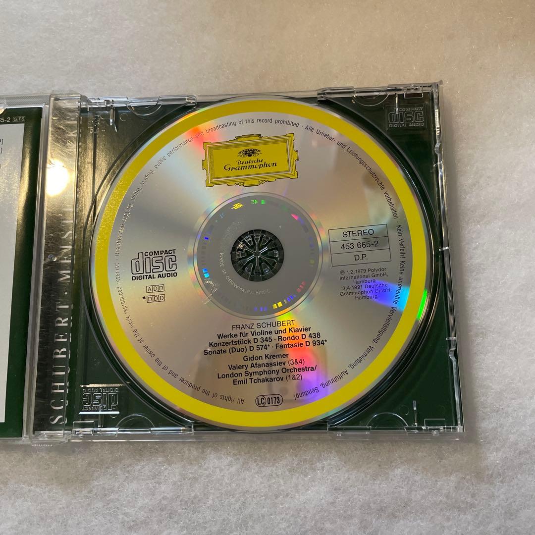 シューベルト：ウェーブ・ワークス ギドン・クレーメル ワレリー