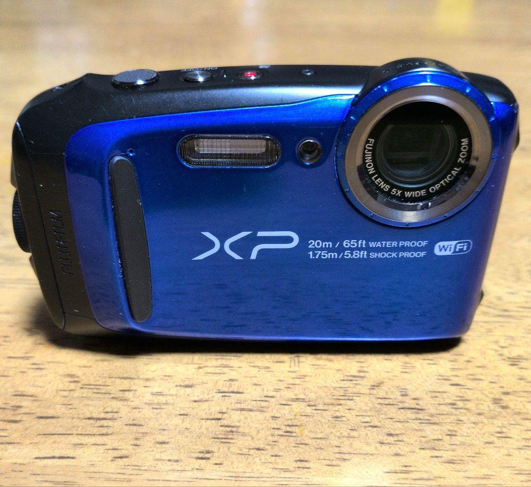 FUJIFILM FinePix XP120 防水カメラ ブルー Wi-Fi - メルカリ