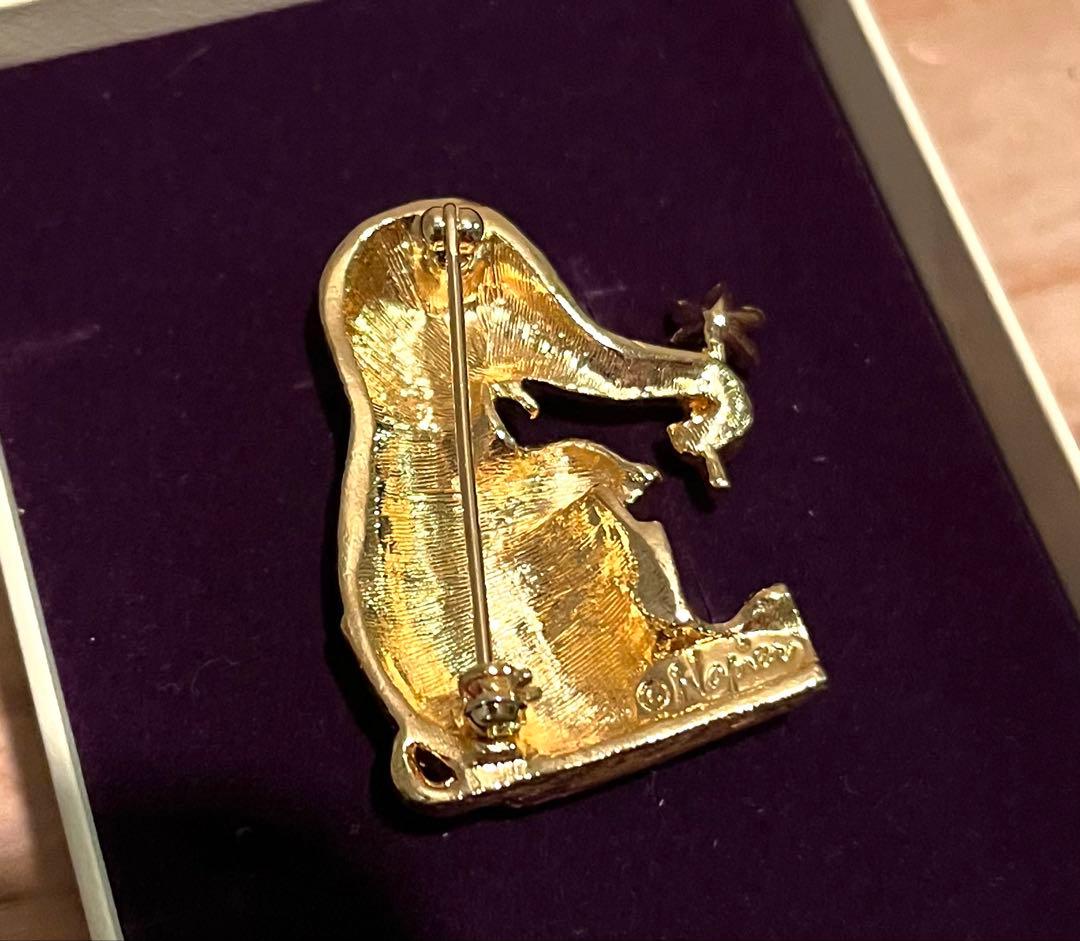 Napier】ネイピア 年代不明 エレファント 象 ヴィンテージパヴェブローチ