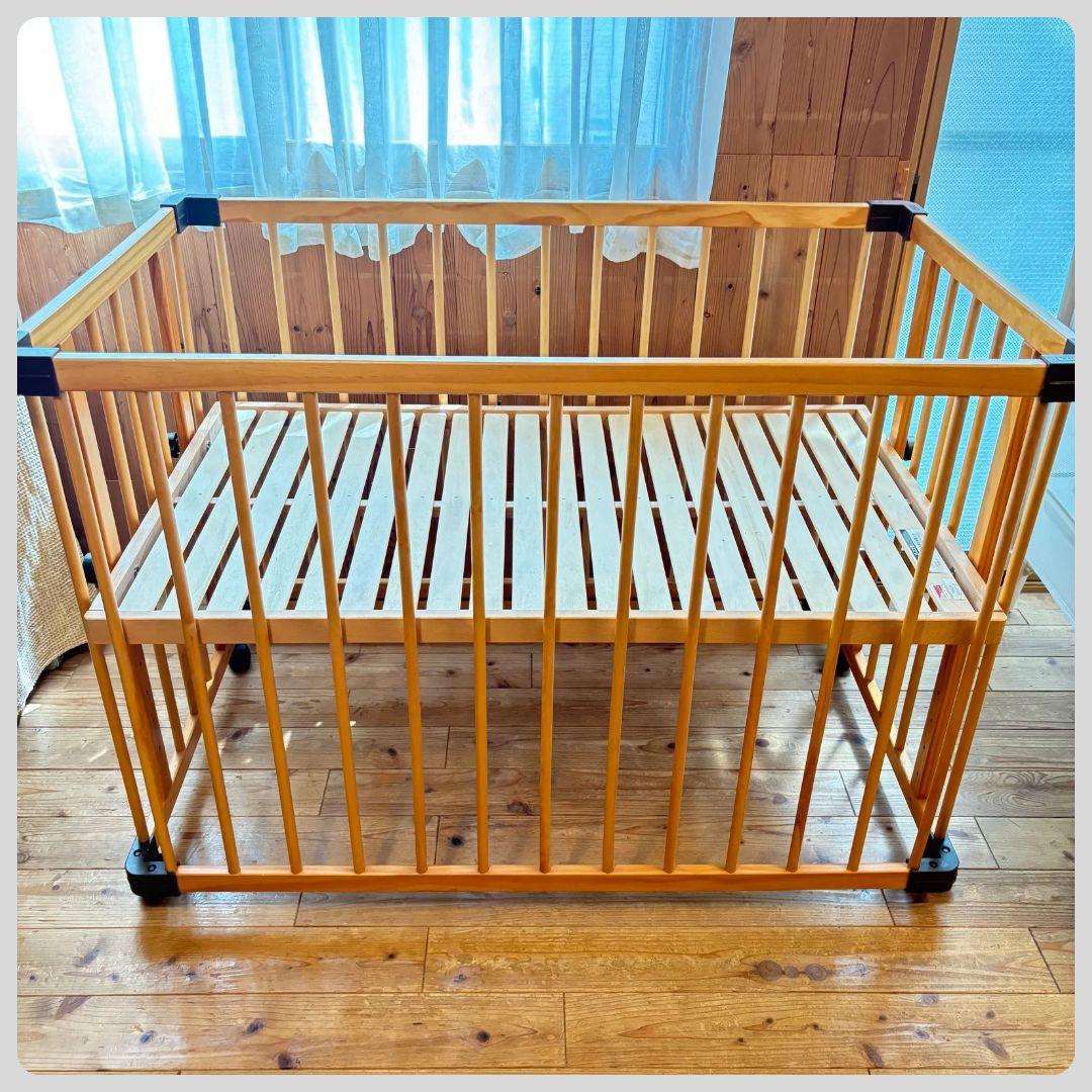 《送料無料❣️早い者勝ち❣️》ファルスカ　 ベビーベットベッドサイドベッド03