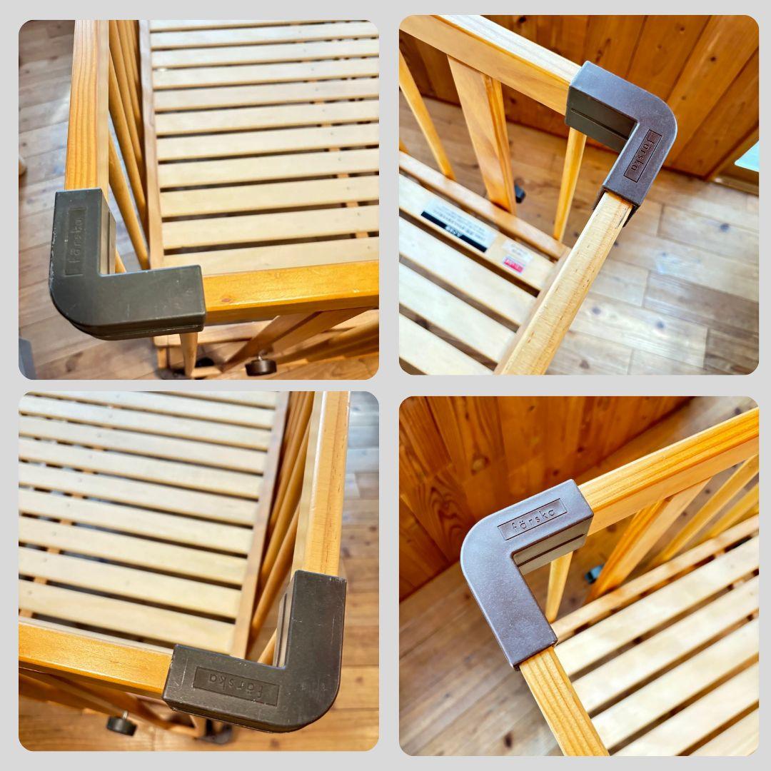 《送料無料❣️早い者勝ち❣️》ファルスカ　 ベビーベットベッドサイドベッド03