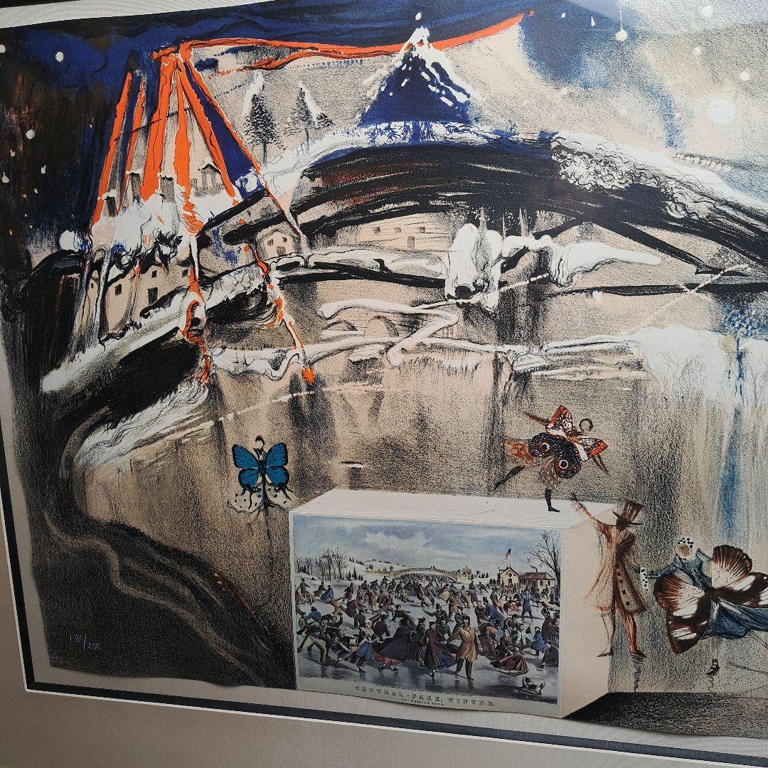 サルバドール ダリ リトグラフ 冬のセントラルパーク - メルカリ