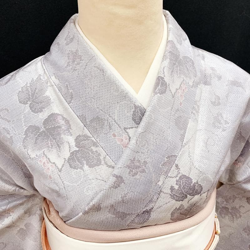 503mt59○都喜ヱ門 本場白大島紬 朝露の輝き 太陽印 銀ラベル 証紙付