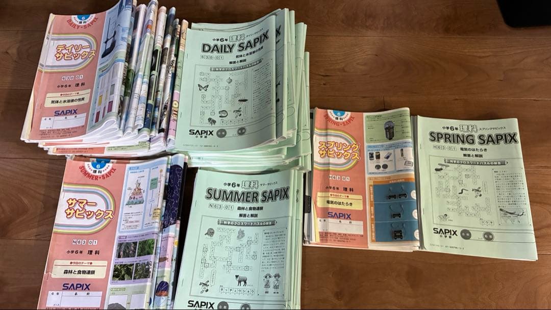 サピックス 6年 理科 通常テキスト 年間フルセット - メルカリ