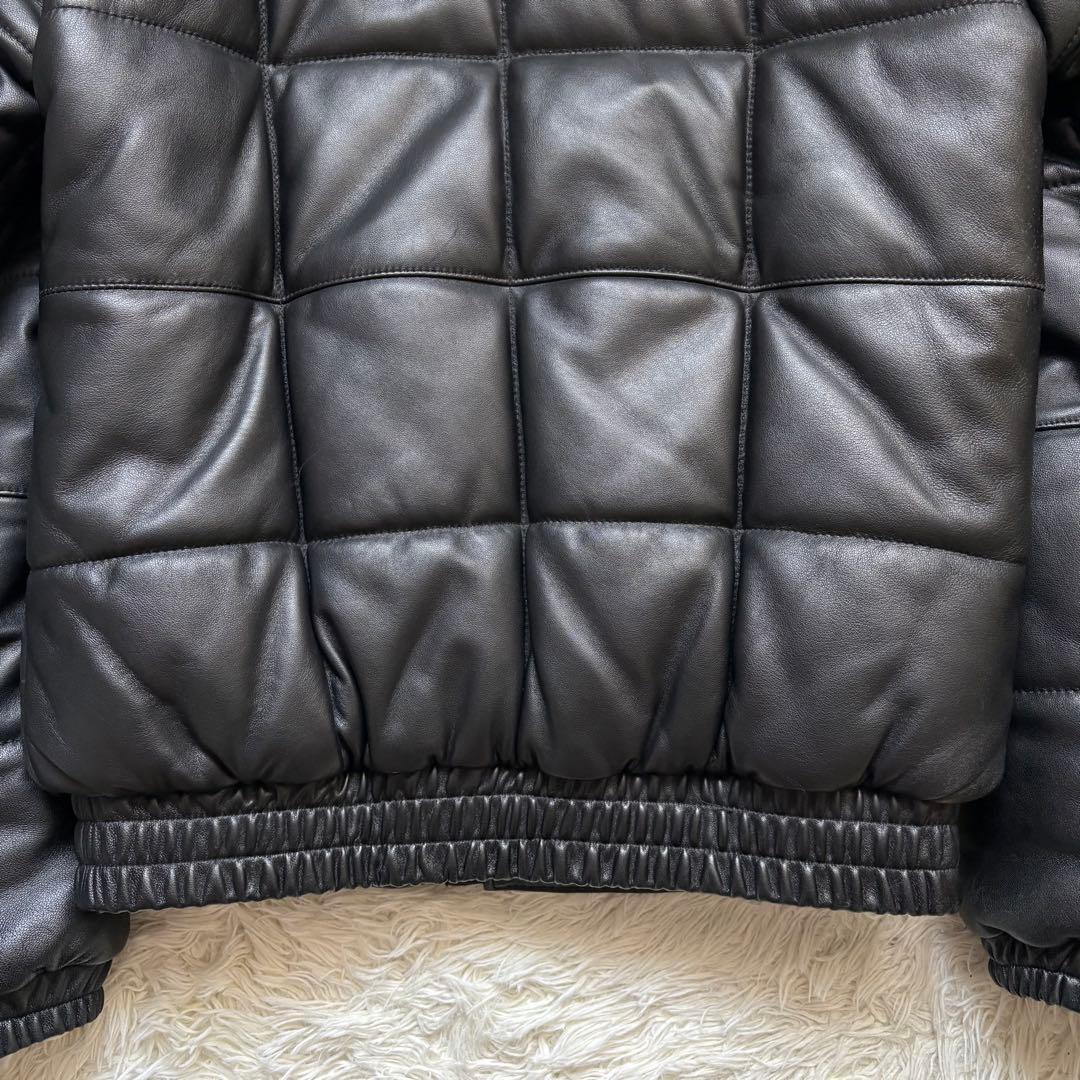 フリーダム 羊革 シープレザー ダウンジャケット ブラック Mサイズ