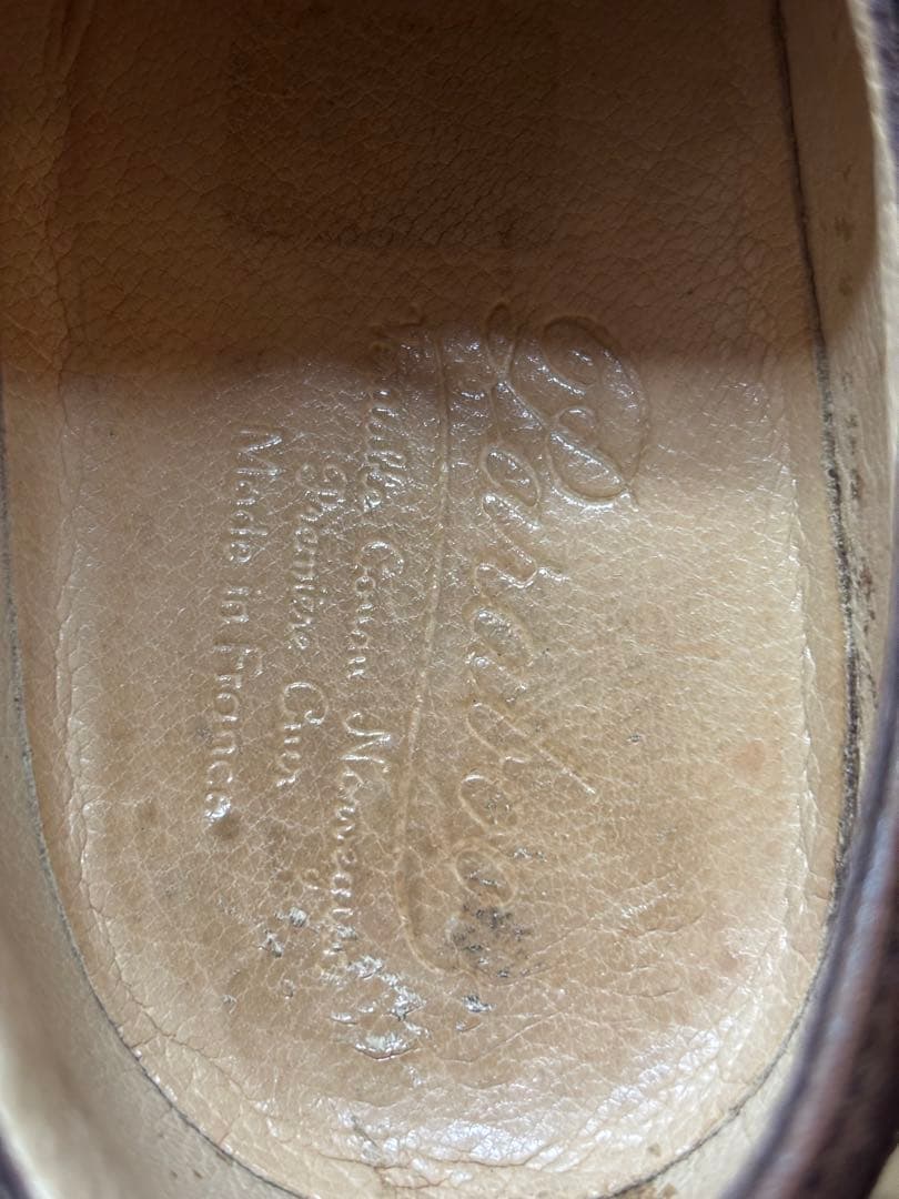 【良品】【希少】【フランス製】パラブーツ シャンボート　モカ　24.5cm