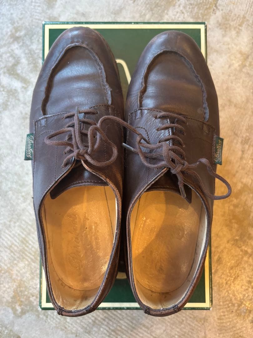 【良品】【希少】【フランス製】パラブーツ シャンボート　モカ　24.5cm