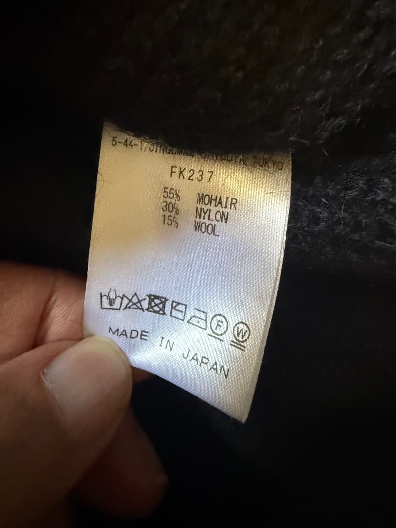 19AW Needles モヘアニット 実寸L相当／オーバーサイズ XS 美品 - メルカリ