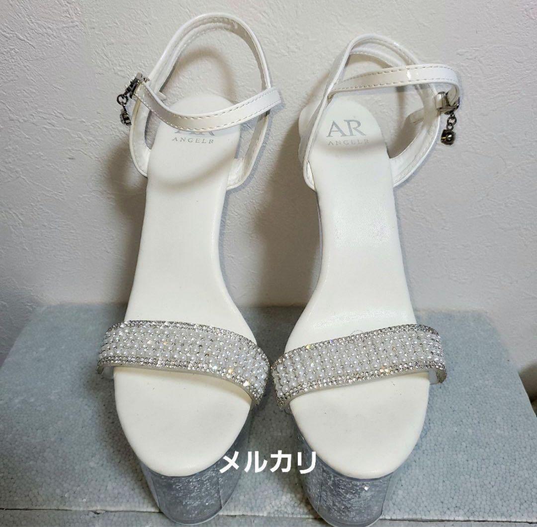 ANGEL R グリッターサンダル 38サイズ M10938209 - 靴最高