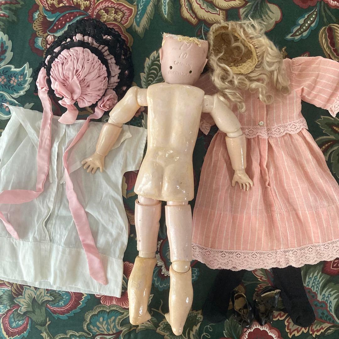 アンティークビスクドール゜ *:.*・゜ドイツ - メルカリ