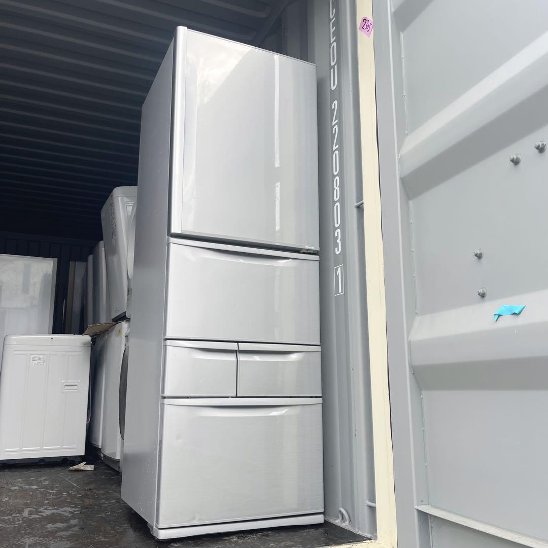 326取付無料！完動品！東芝スタイリッシュシルバー 自動製氷付き5ドア