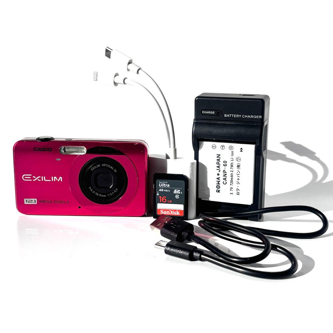 ✨すぐ使えます✨CASIO EXILIM EX-Z90ピンク - メルカリ