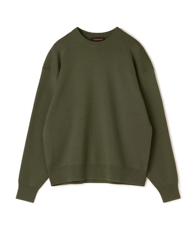 S*s様 CABaN コットンカシミヤクルーネックニット L CABaN コットンカシミヤ クルーネックプルオーバー （ニット・セーター