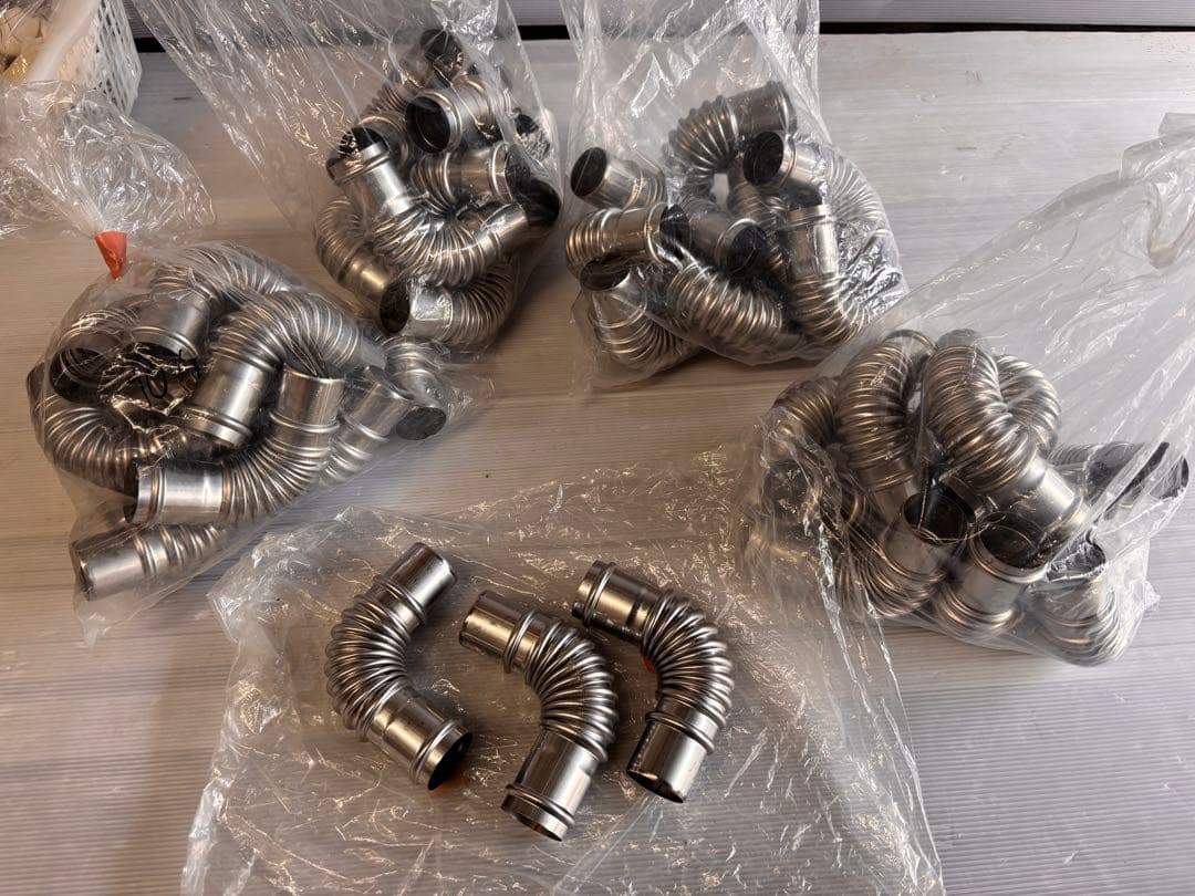 FL-20S4 長府 サンポッド2m延長セットのバラし品 20cm伸縮管おまけ付