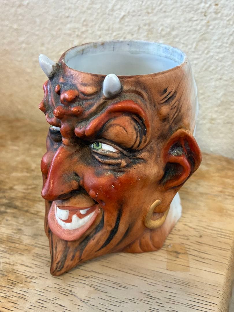 ビンテージ デビル 悪魔 レッドデビル アンティーク サタン マグカップ