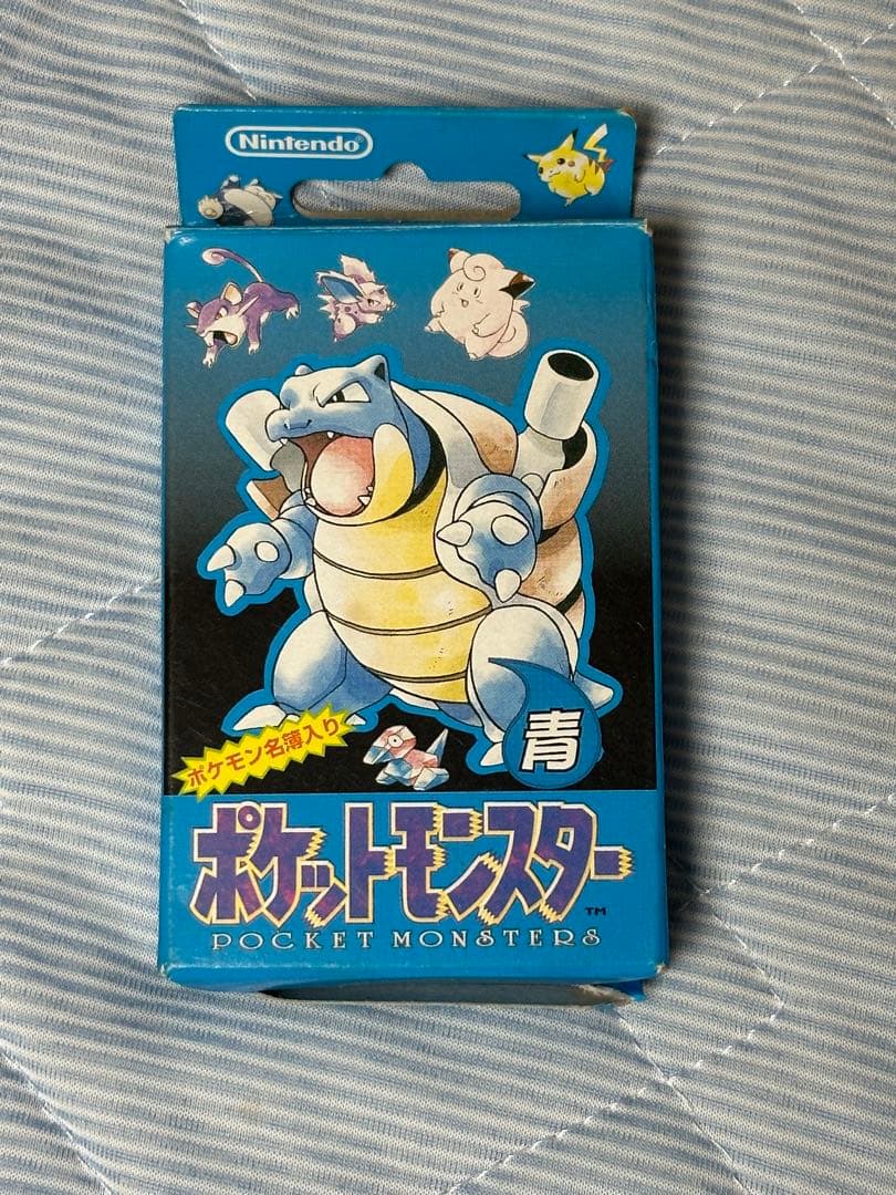 ポケットモンスター 青 トランプ 1998年製 - メルカリ