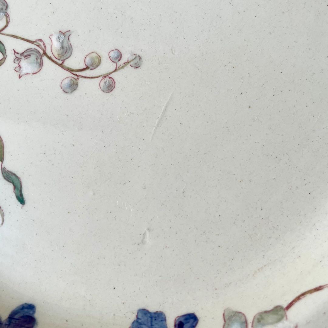 レア】ロンシャン すみれ&すずらんプレート①フランスアンティーク菫