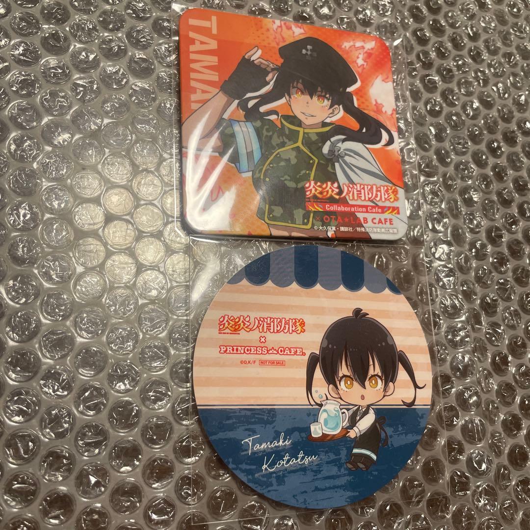 炎炎ノ消防隊 環 古達 オタラボカフェ.プリンセスカフェ コースター