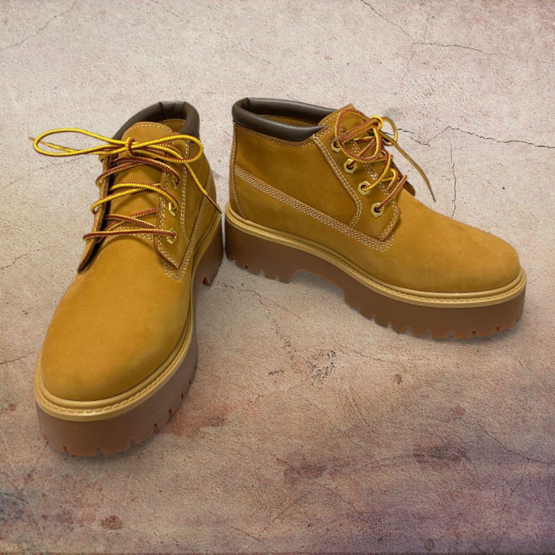 【Timberland】*＊美品厚底ブーツ＊* 25.0cm レディース