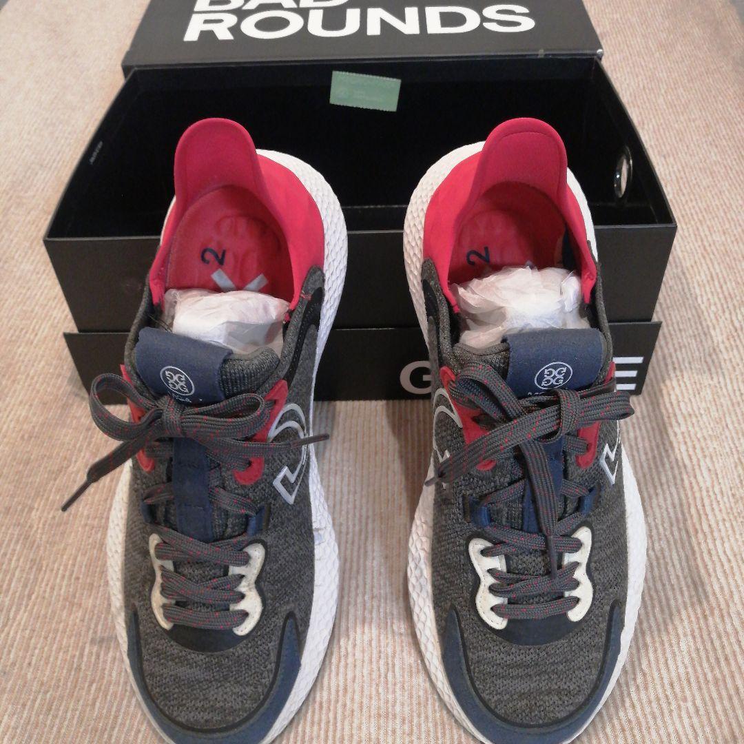 G/FORE MG4 ゴルフシューズ ネイビー/レッド 25.5〜26センチ