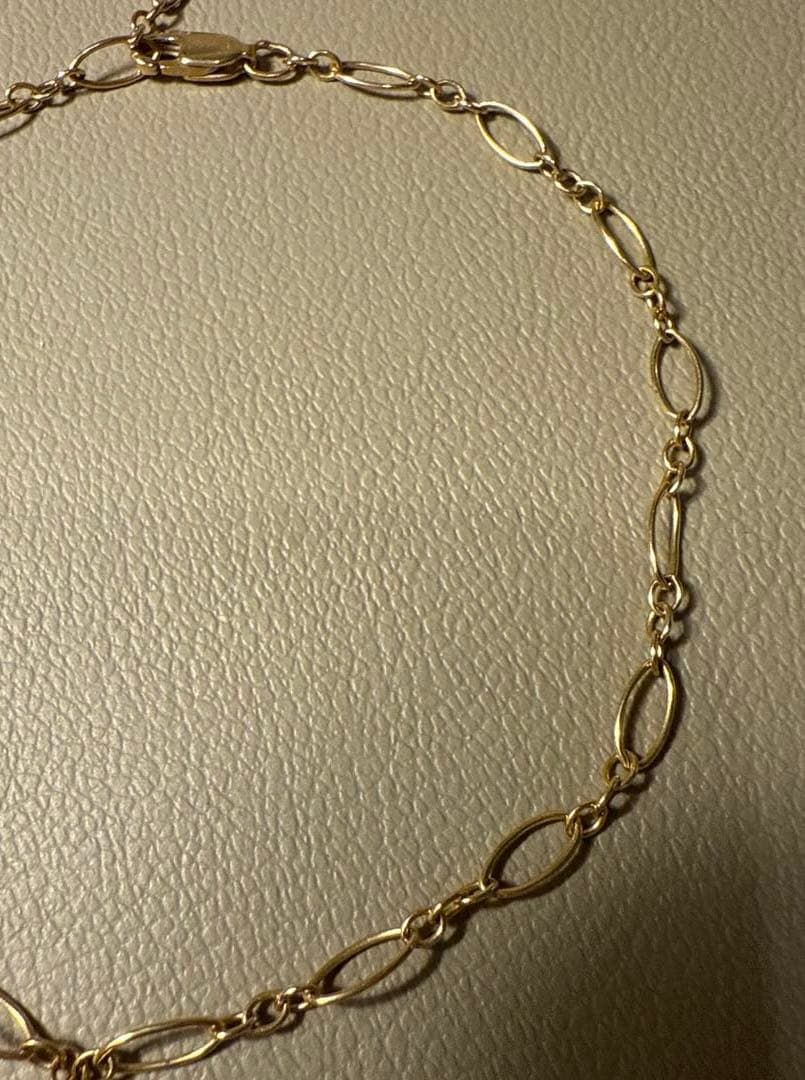 14K】ハワイアンジュエリー アンクレット ハイビスカス【美品】