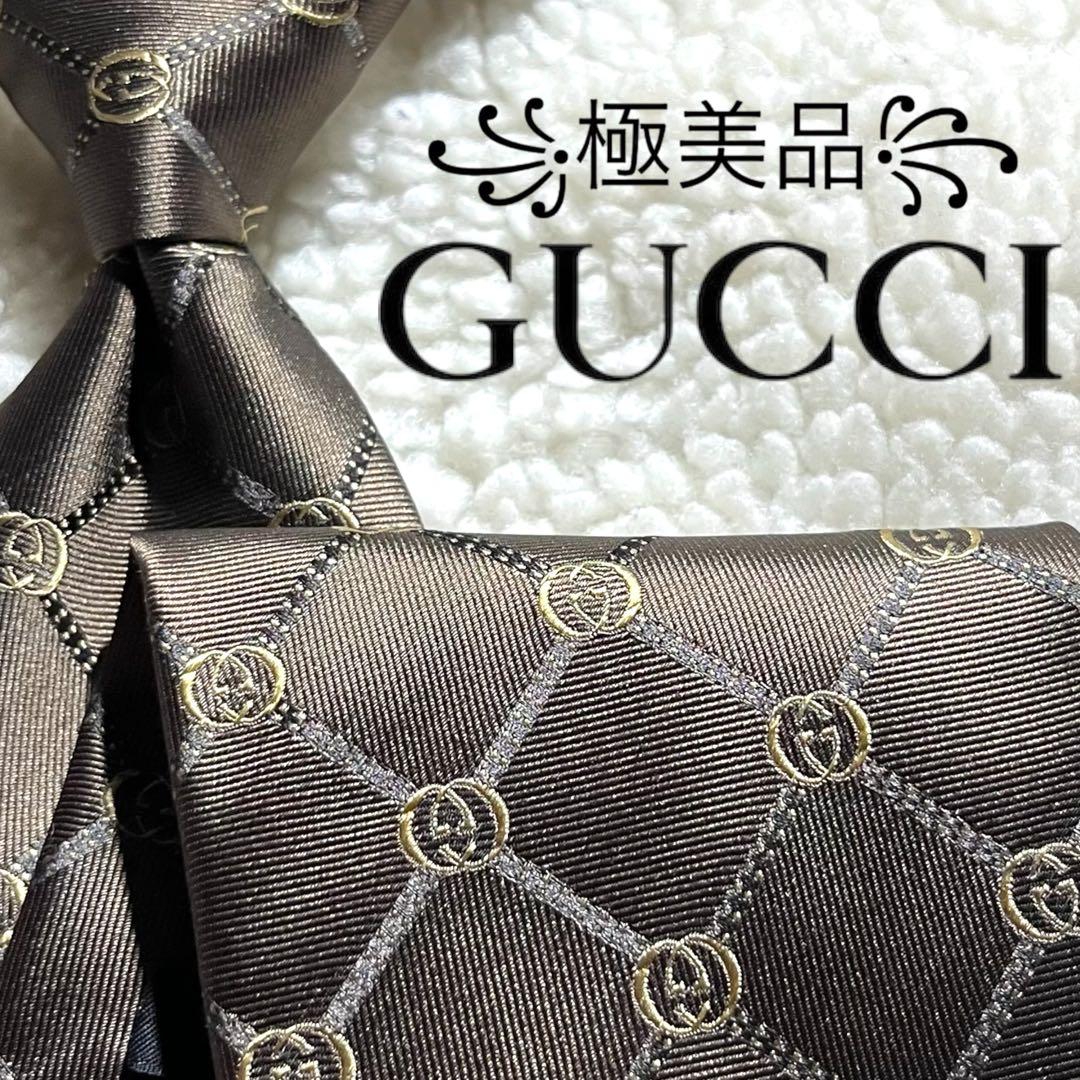 未使用級✨】グッチ GG スーキー インターロッキング風 ゴールド