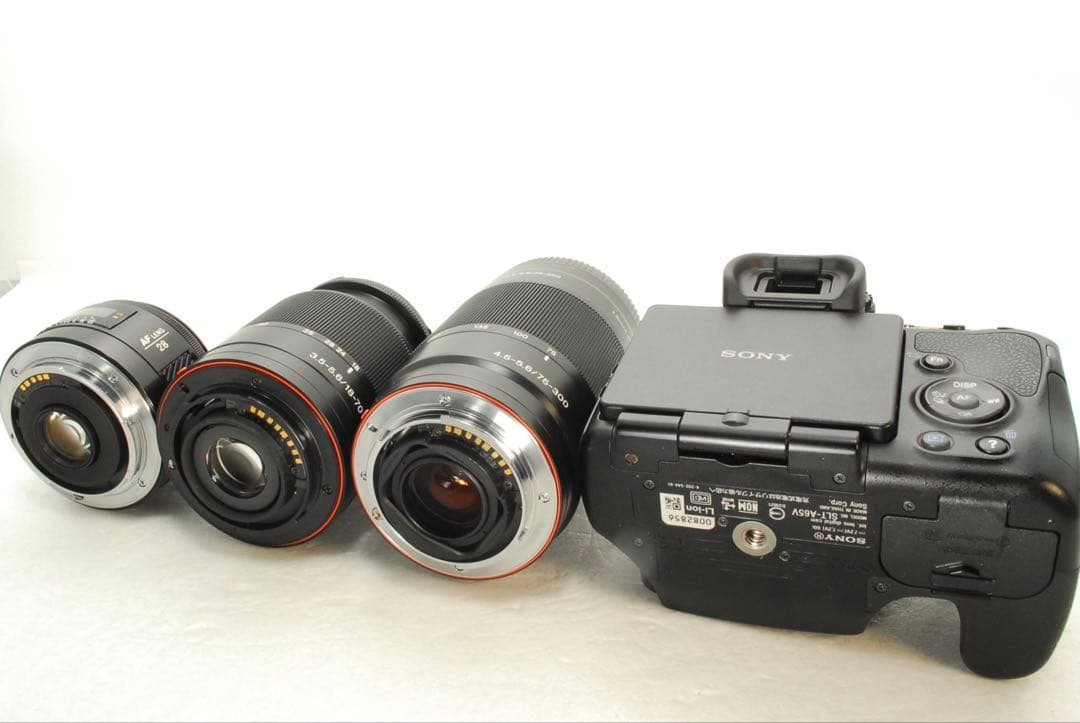 SONY α65 ❤️スマホ転送 トリプルレンズ 高速連写 一眼レフ