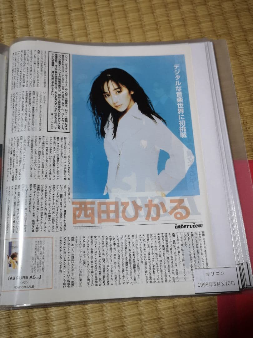 西田ひかる(1冊200円計算)162冊分420ページ切り抜きしファイリング済み