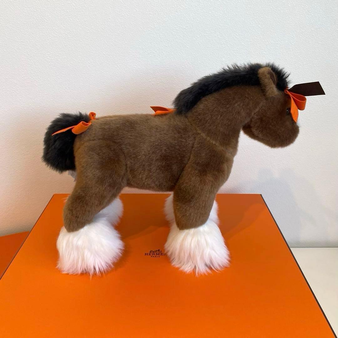 新品・未使用 エルメス HERMES ぬいぐるみ エルミー PPM 馬 最終値下