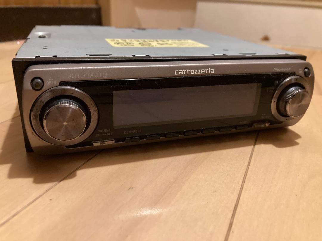 carrozzeria DEH-P099 ※ 動作未確認(ジャンク) Junk Pioneer Carrozzeria DEH-P099 Bluetooth Car Audio 1DIN WMA