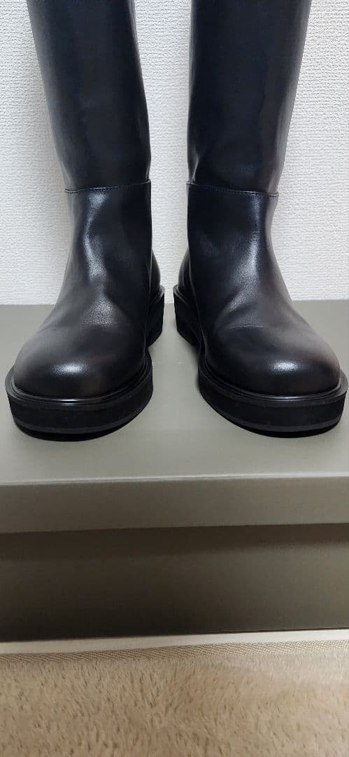 anuke アンヌーク ブーツ エコレザーロングブーツ - メルカリ