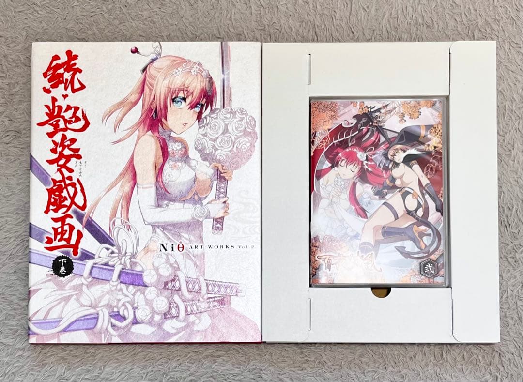 Niθ ニシー 本 画集 ART WORKS 艶姿戯画 百花繚乱