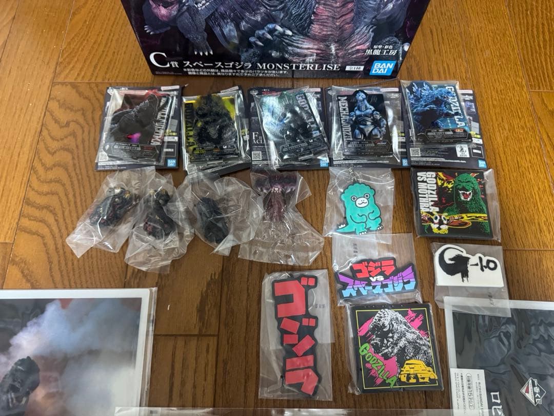 一番くじ ゴジラ 怪獣乱舞 -荒ぶるモノ- C賞 D賞2体他下位賞セット