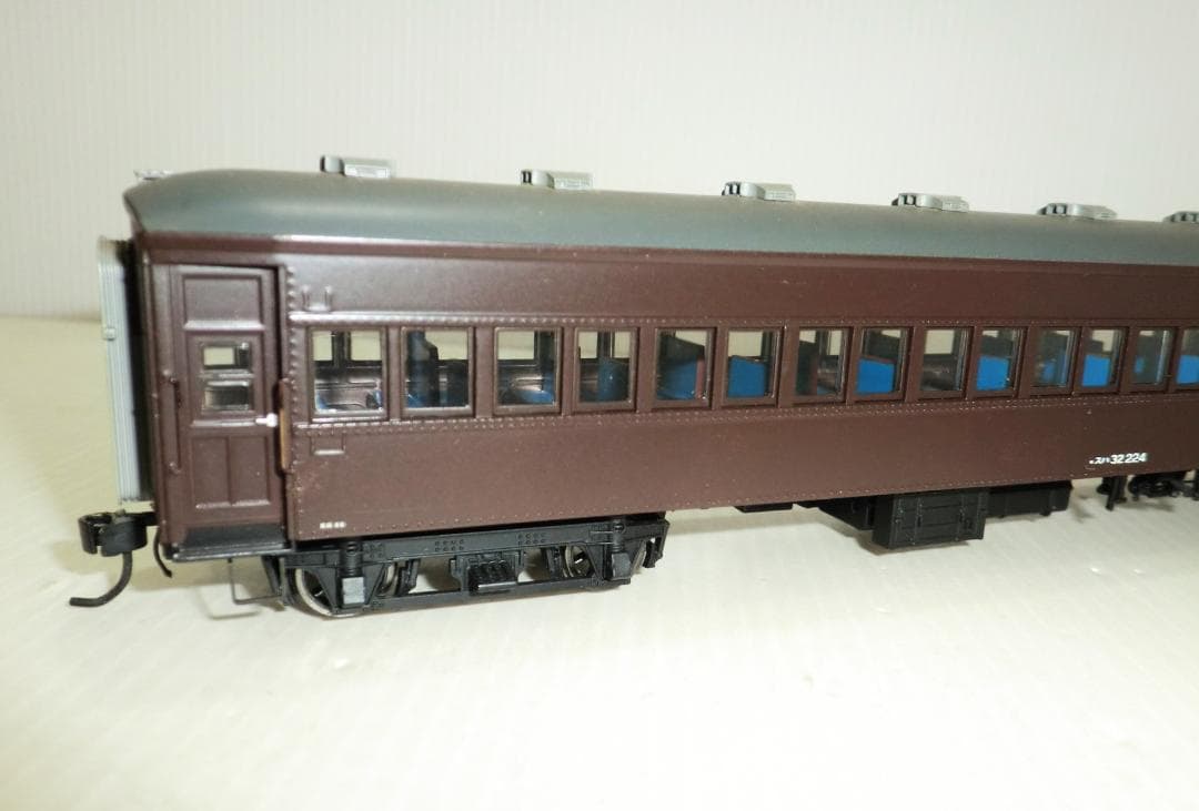 HOゲージ 天賞堂 32系客車 スハ32形・スハフ32形 オプション室内灯付