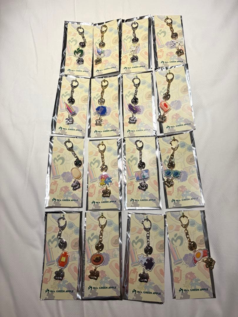 Mrs.GREEN APPLE ランダムチャームキーホルダー16種コンプセット