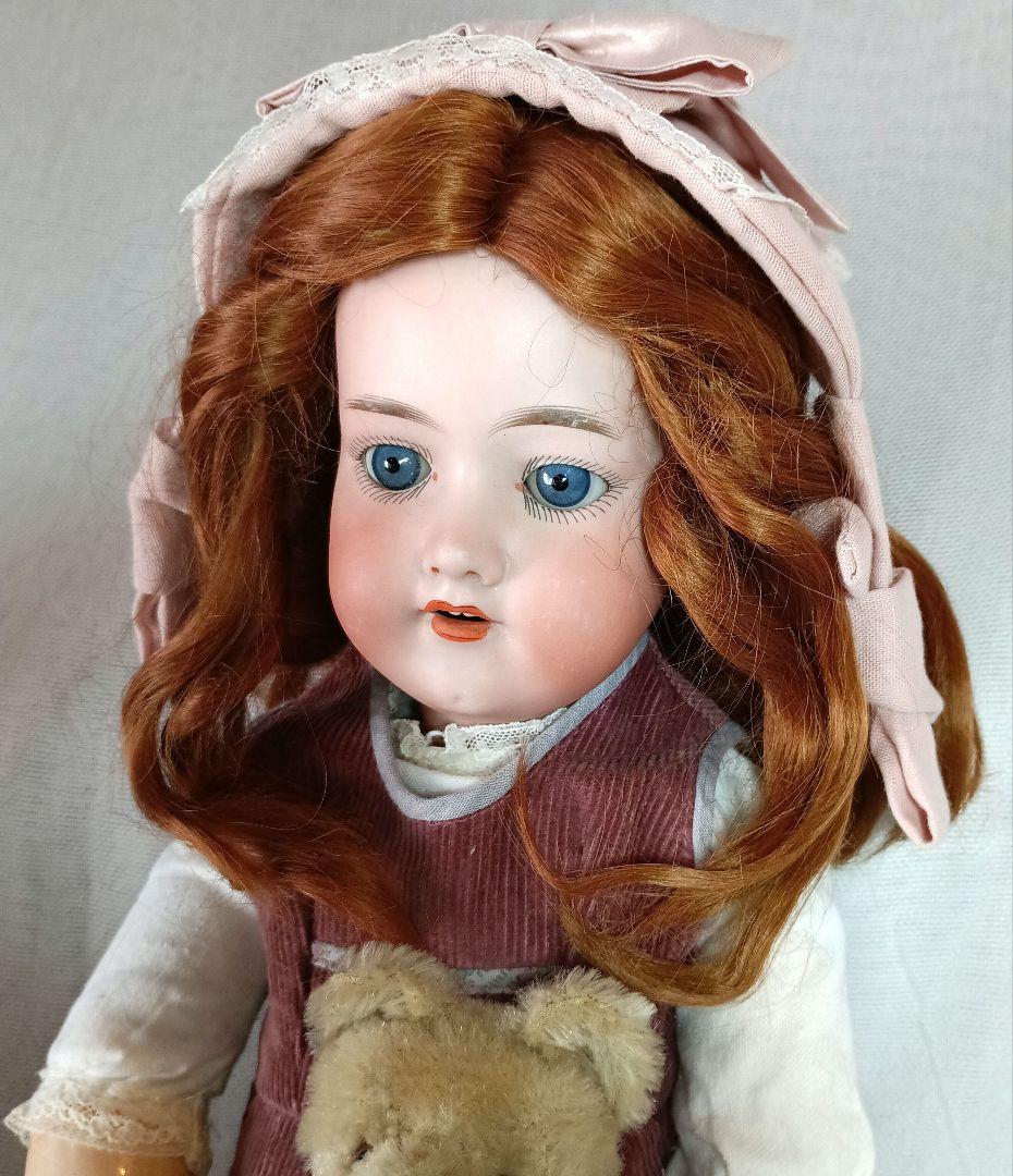 ア947△ アンティーク/ビスクドール/アーモンドマルセル/390 A2 1/2M