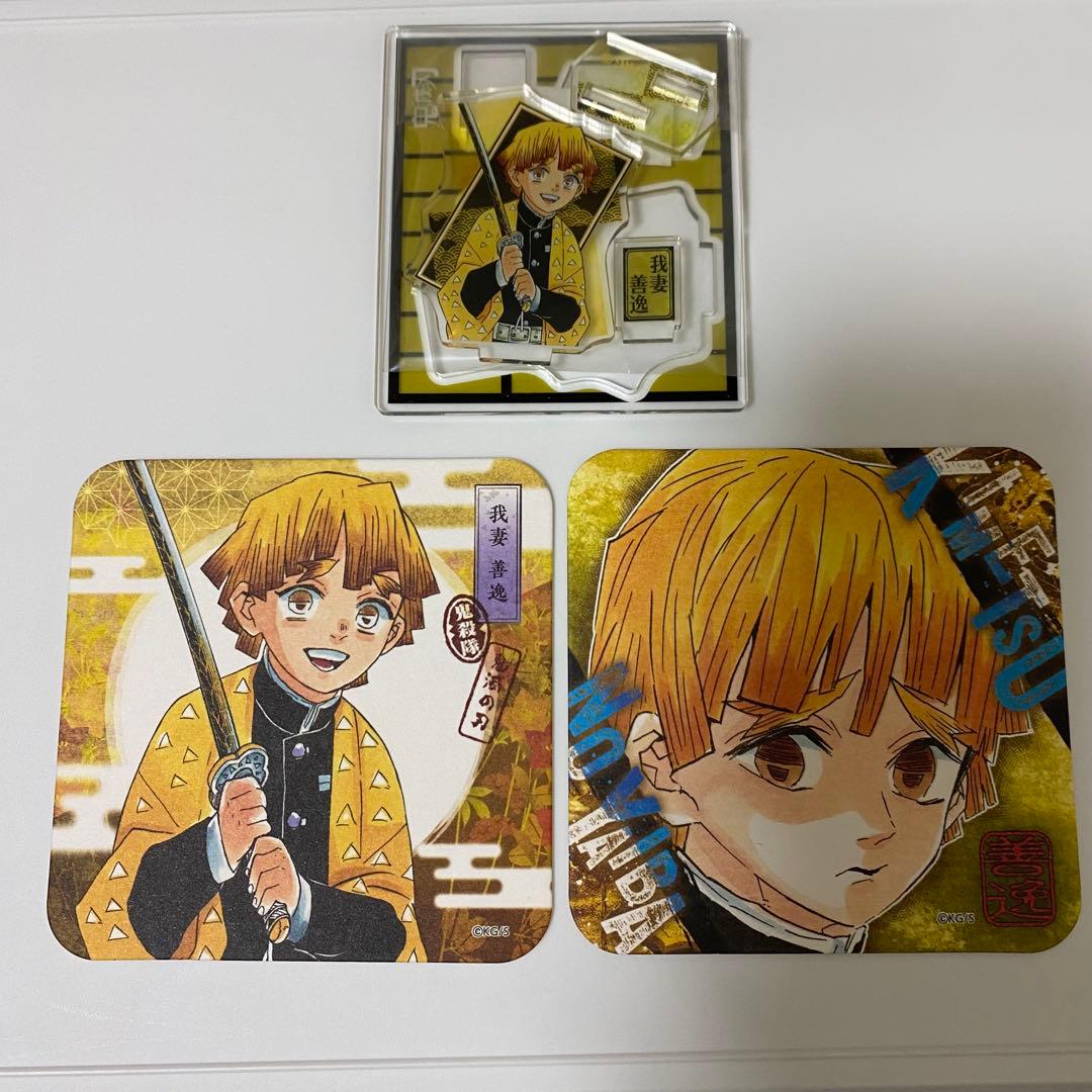 鬼滅の刃 アートコースター 我妻善逸 アクリルフィギュアコレクション