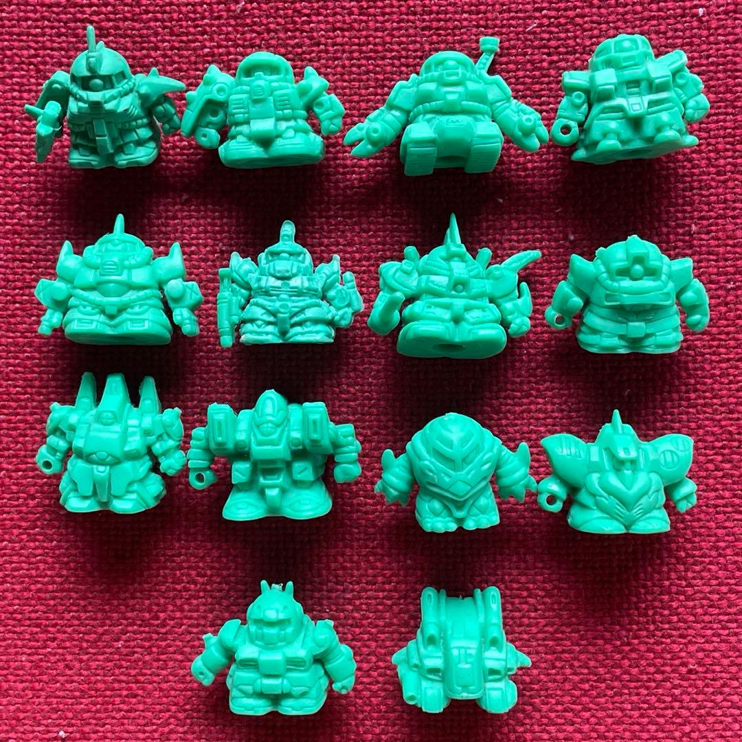 ガン消し SDガンダム 緑 グリーン 14体セット - メルカリ