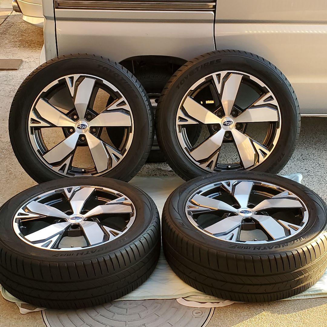 シンさん様専用④❗フォレスターSKEアドバンス❗純正アルミ❗225/55R18