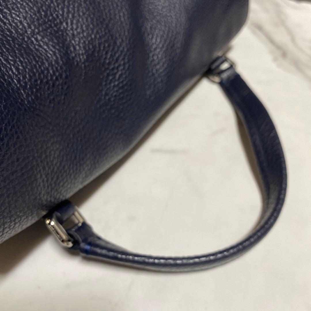 ✨未使用に近い✨ zanellato レザーサッチェルバッグ スタッズ