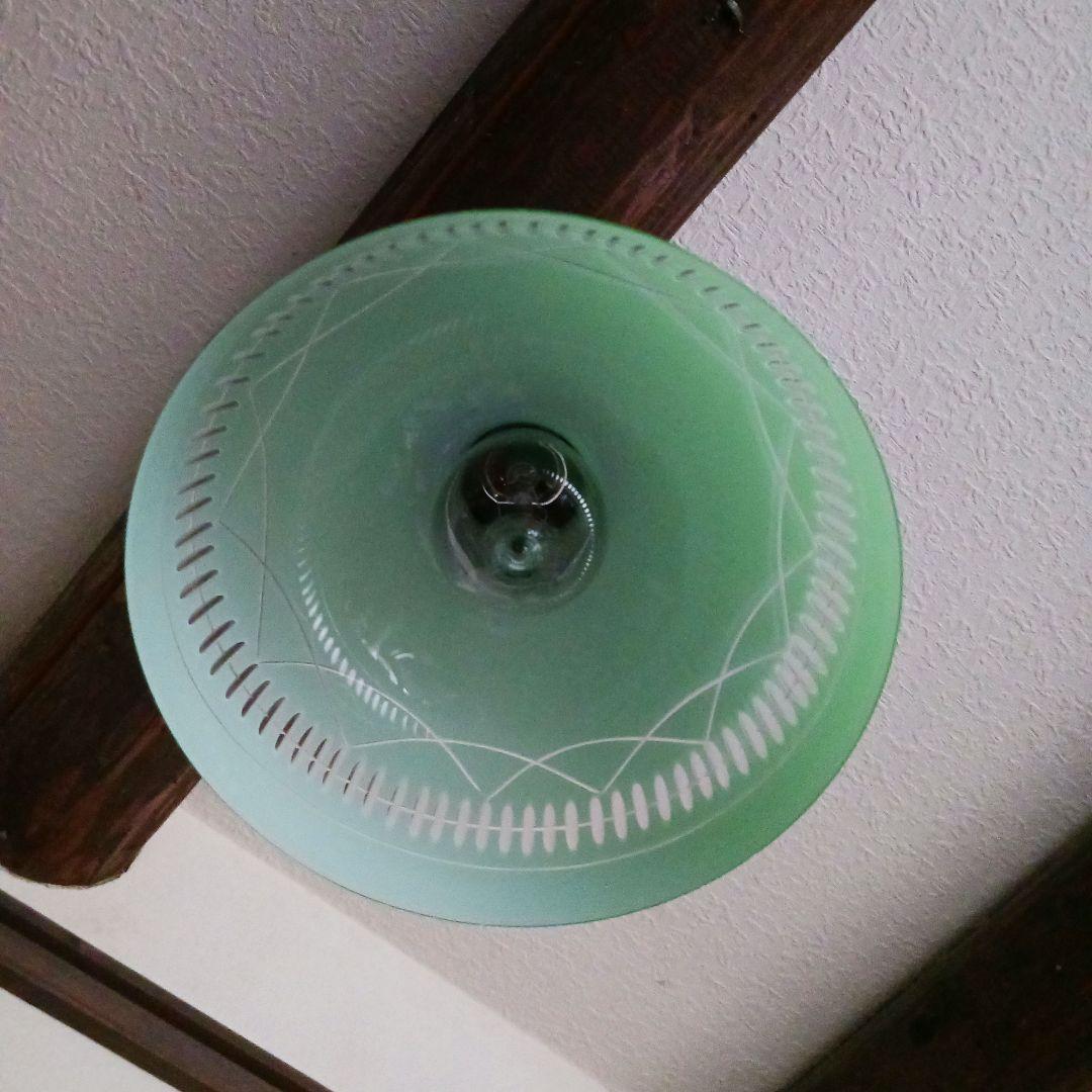 外切子ガラスランプシェード　アンティーク 89231522.jpg?20150425195755